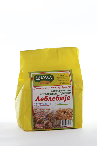 brasno bez glutena od leblebije